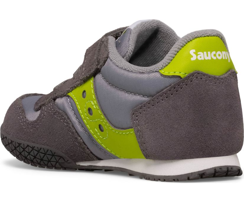 Kids' Saucony Big Bullet Jr. Sneaker Running Shoes Grey Light Green | UK-90258