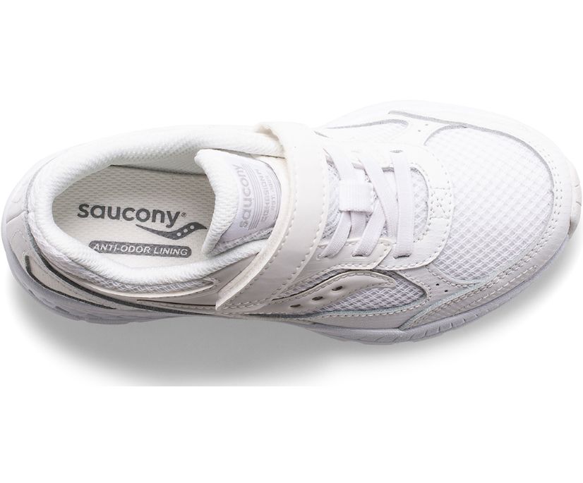 Kids' Saucony Big Cohesion 14 A/C Sneaker Running Shoes White | UK-18720