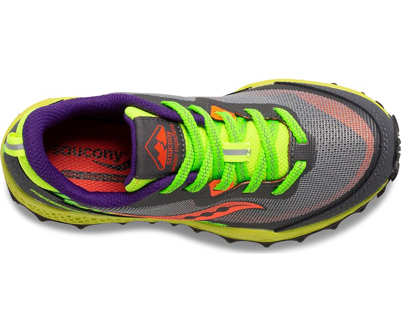 Kids' Saucony Big Peregrine 11 Shield Sneaker Running Shoes Fluorescent | UK-07219