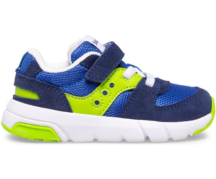 Kids\' Saucony Jazz Lite 2.0 Sneaker Running Shoes Blue Green | UK-42160