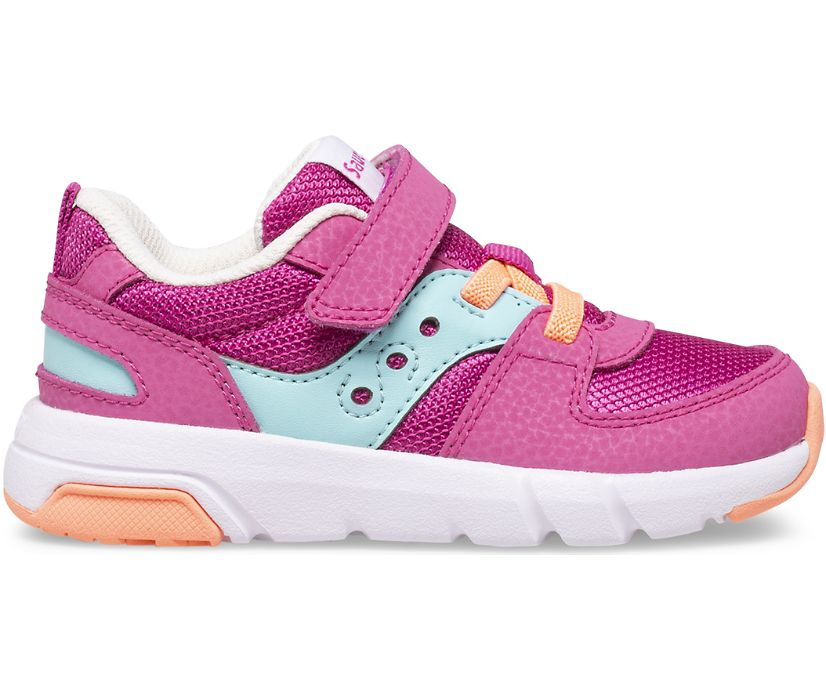 Kids\' Saucony Jazz Lite 2.0 Sneaker Running Shoes Fuchsia | UK-91782