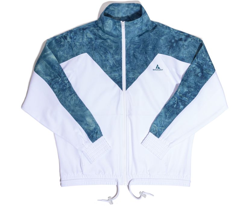 Men\'s Saucony Aya Jackets Blue | UK-24095