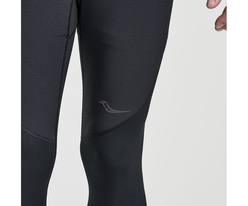 Men's Saucony Boulder Wind Tight Black | UK-23984