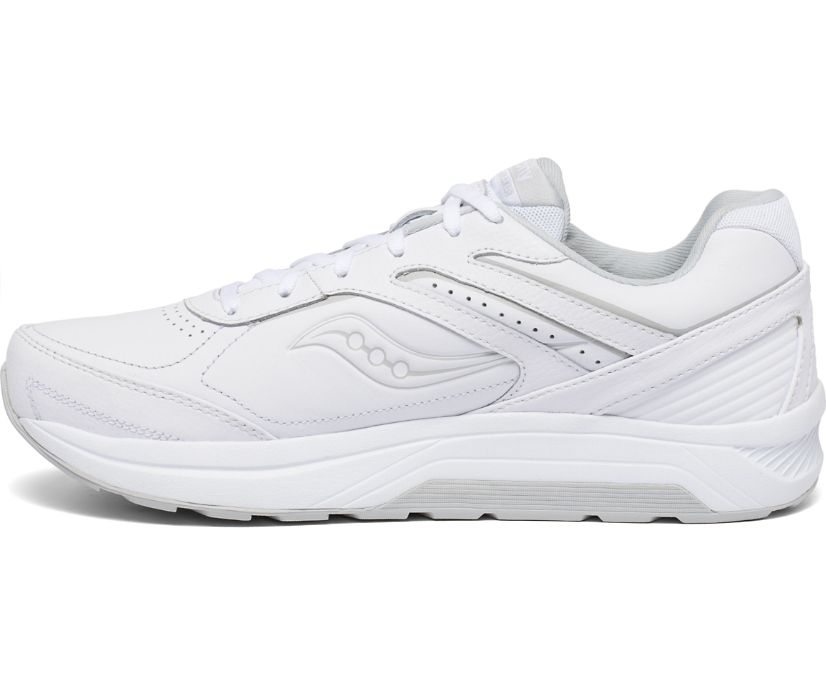 Men's Saucony Echelon Walker 3 Wide Walking Shoes White | UK-21908