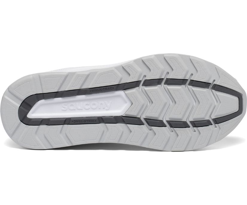 Men's Saucony Echelon Walker 3 Wide Walking Shoes White | UK-21908