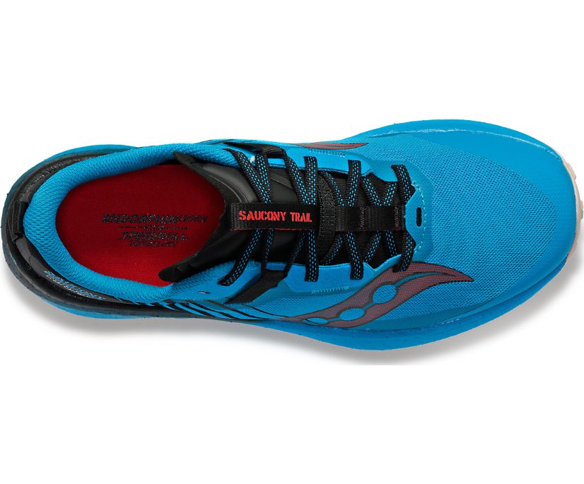 Men's Saucony Endorphin Edge Running Shoes Black | UK-62904