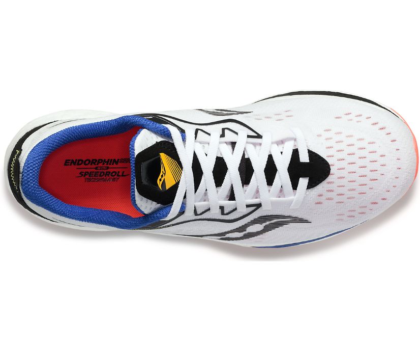 Men's Saucony Endorphin Speed 2 Running Shoes White | UK-57934