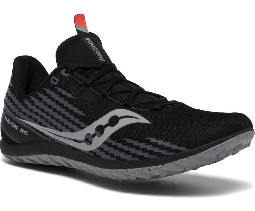 Men's Saucony Havok Xc 3 Spike Black | UK-37420