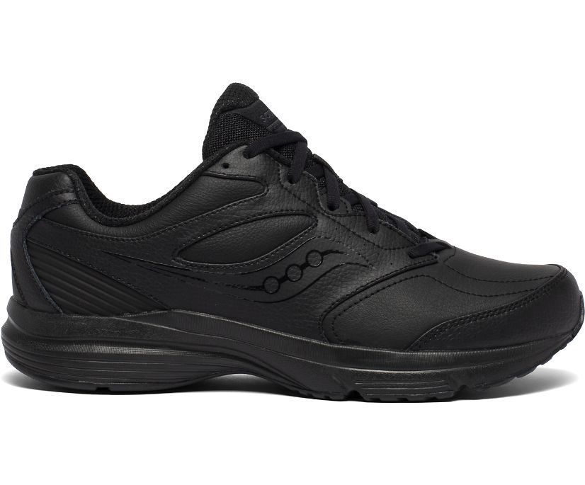 Men\'s Saucony Integrity Walker 3 Walking Shoes Black | UK-23409