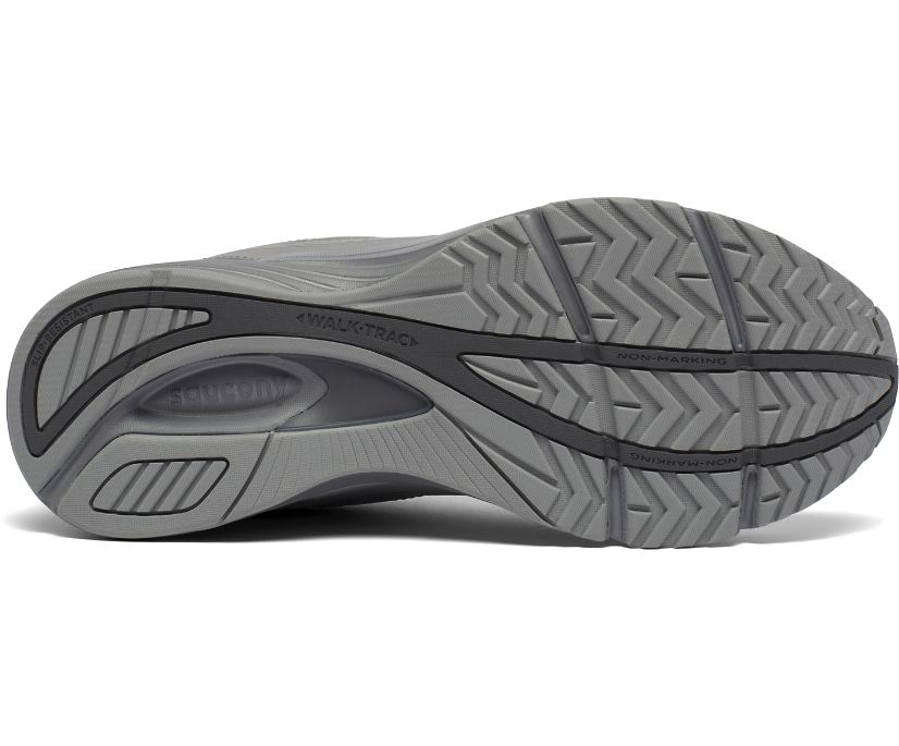Men's Saucony Integrity Walker 3 Walking Shoes Grey | UK-85071