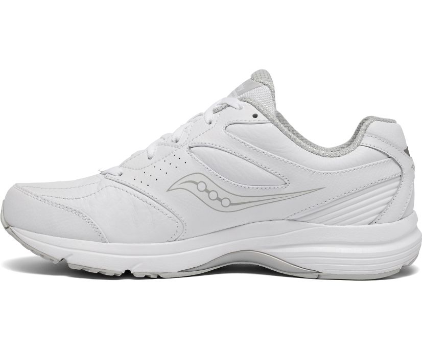Men's Saucony Integrity Walker 3 Walking Shoes White | UK-87029