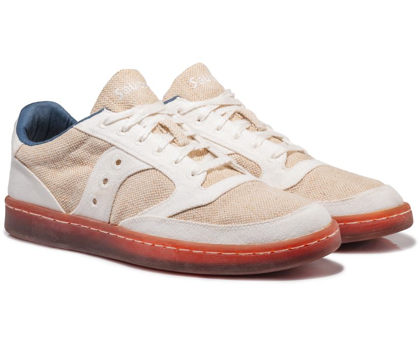 Men's Saucony Jazz Court Rfg Sneakers Beige | UK-87254