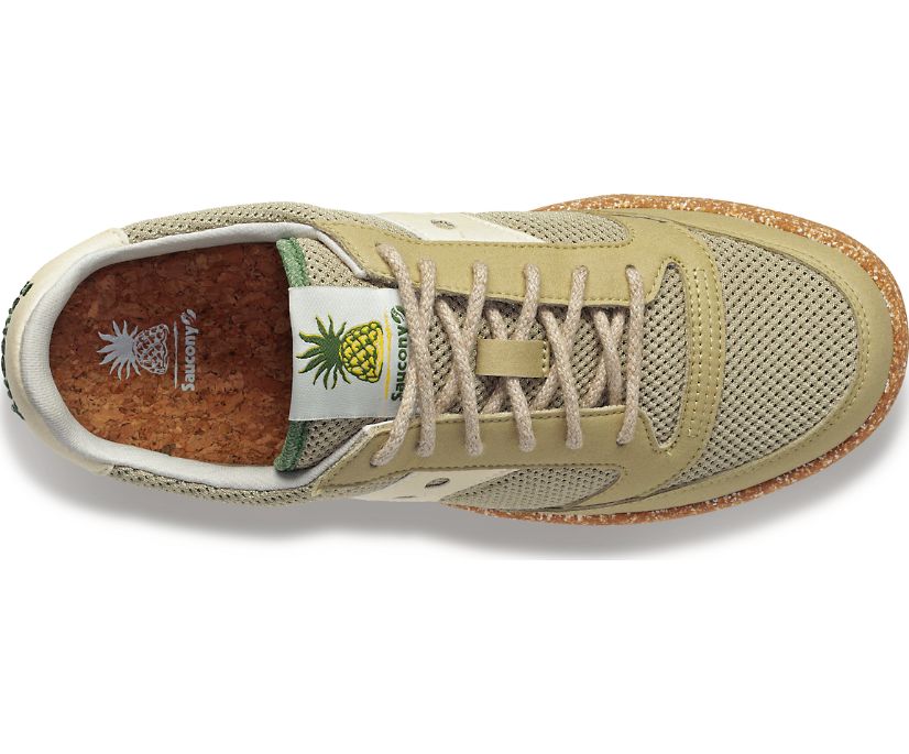 Men's Saucony Jazz Court Rfg Sneakers Olive | UK-12509