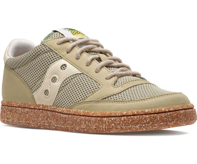 Men's Saucony Jazz Court Rfg Sneakers Olive | UK-12509