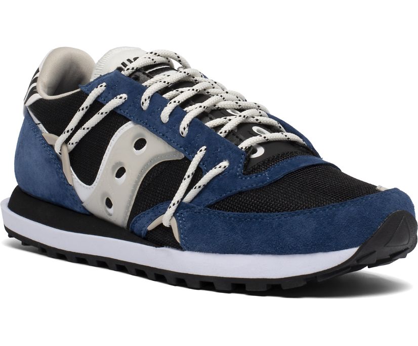 Men's Saucony Jazz Dst Sneakers Navy White | UK-48109