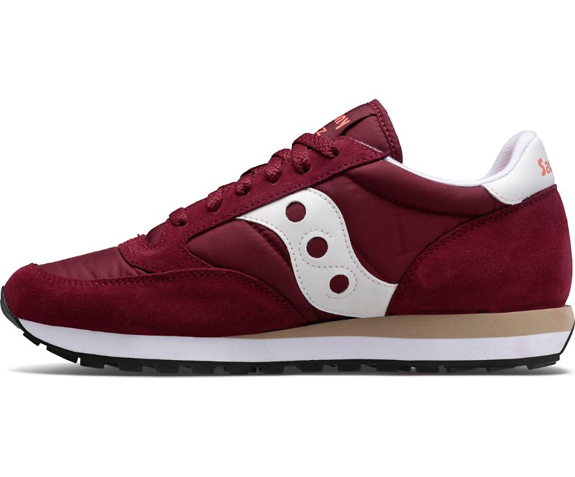 Men's Saucony Jazz Original Sneakers Burgundy | UK-23174