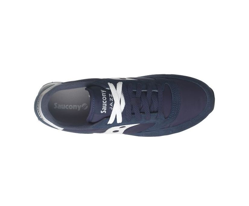 Men's Saucony Jazz Original Sneakers Navy White | UK-74205