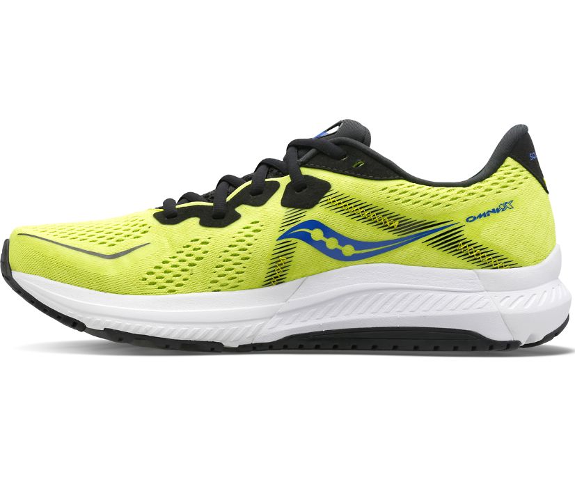 Men's Saucony Omni 20 Running Shoes Light Green Brown | UK-89402