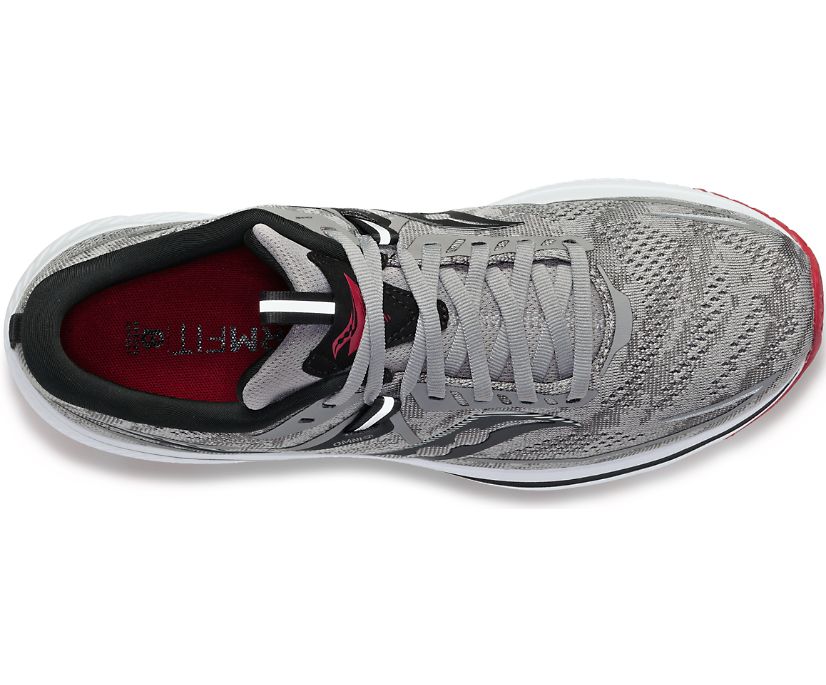 Men's Saucony Omni 21 Running Shoes Dark Red | UK-82567
