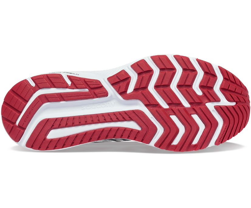 Men's Saucony Omni 21 Running Shoes Dark Red | UK-82567