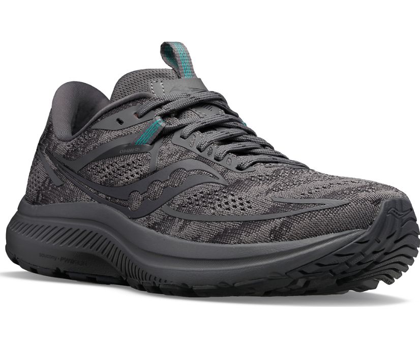 Men's Saucony Omni 21 Running Shoes Grey | UK-14736