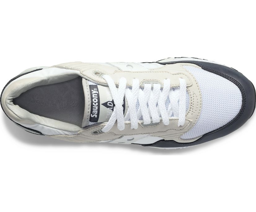 Men's Saucony Shadow 5000 Premier Sneakers White Navy | UK-69213
