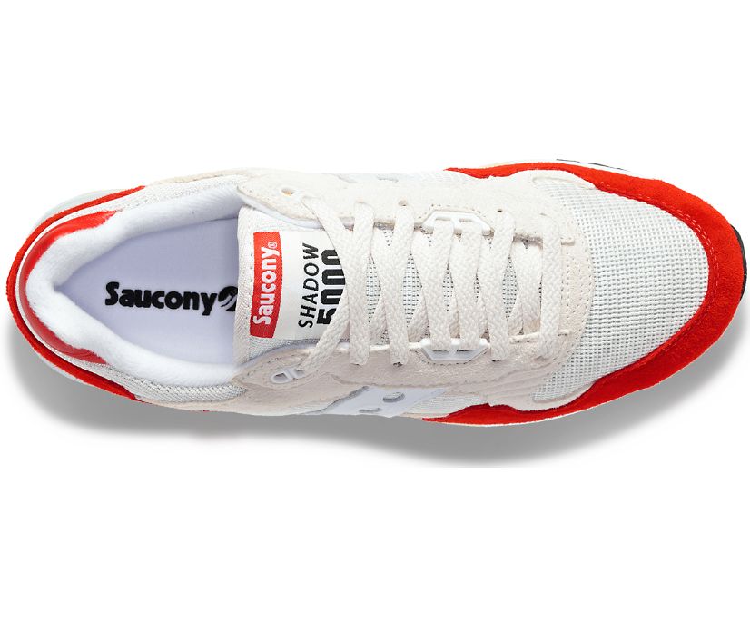 Men's Saucony Shadow 5000 Sneakers White Red | UK-20571