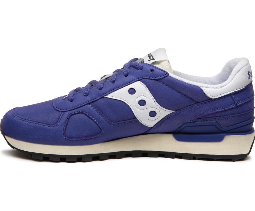Men's Saucony Shadow Distressed Original Sneakers Blue White | UK-20798