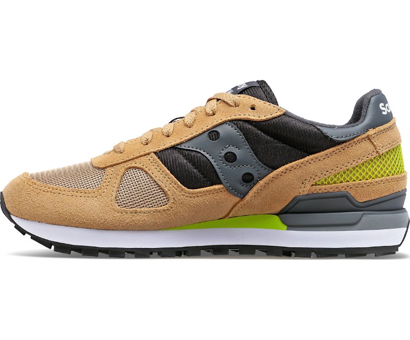 Men's Saucony Shadow Original Sneakers Khaki Grey | UK-92741