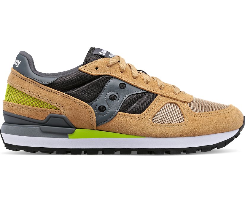 Men\'s Saucony Shadow Original Sneakers Khaki Grey | UK-92741