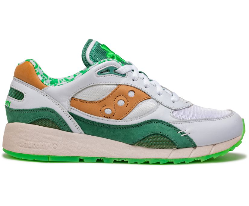 Men\'s Saucony Shamrock Shadow 6000 Sneakers Green | UK-73804