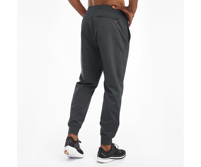 Men's Saucony Solstice Jogger Pant Black | UK-65340