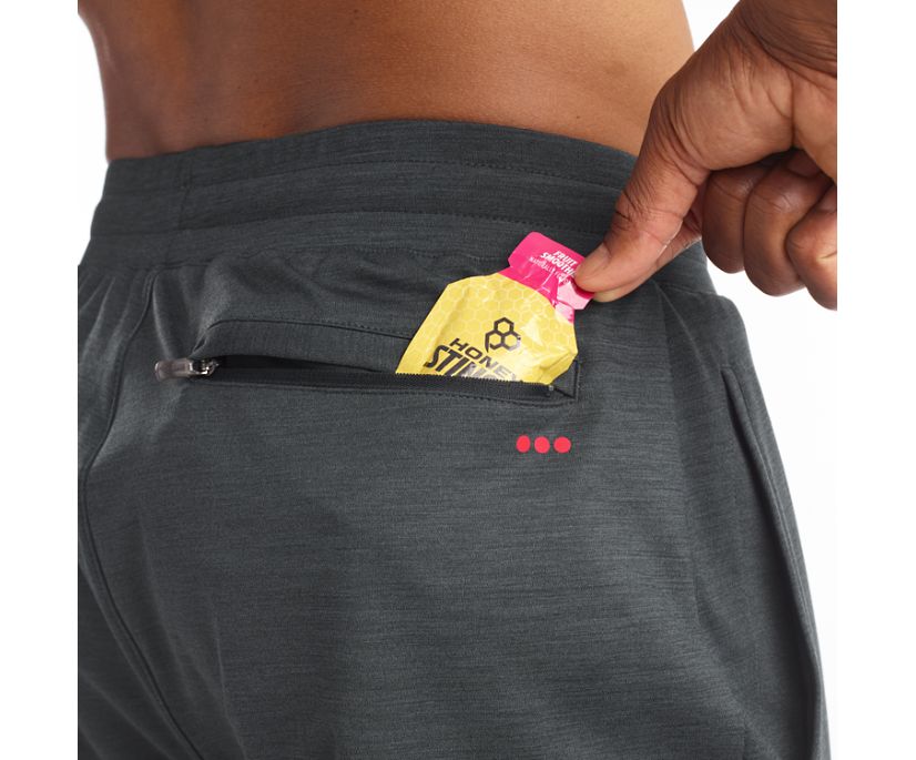 Men's Saucony Solstice Jogger Pant Black | UK-65340