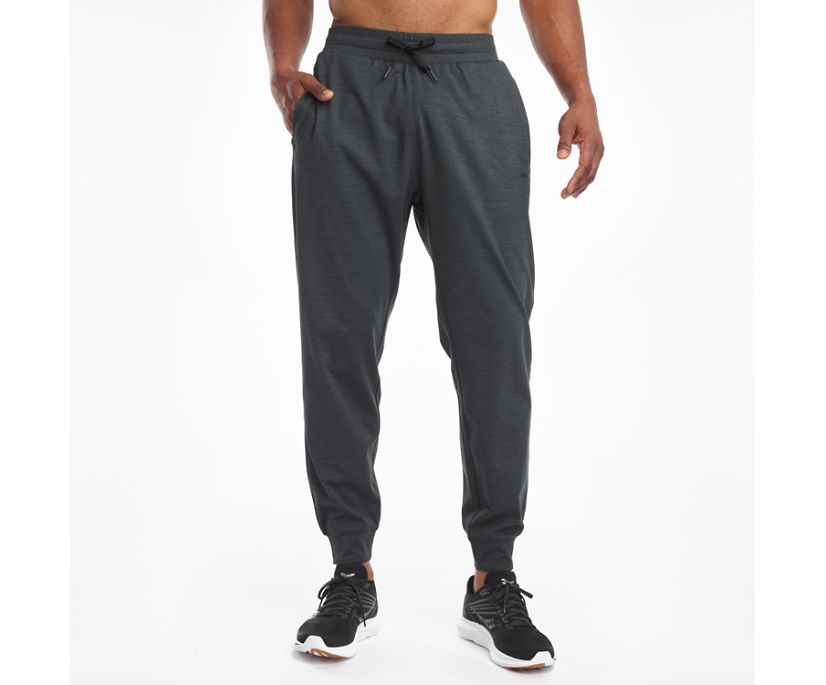 Men\'s Saucony Solstice Jogger Pant Black | UK-65340