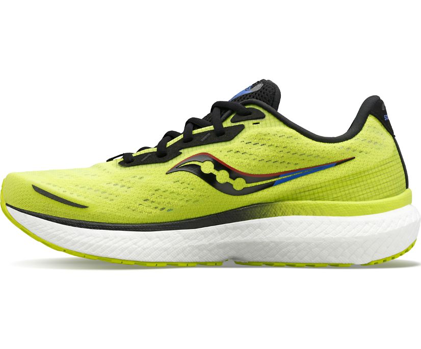 Men's Saucony Triumph 19 Running Shoes Blue | UK-74850