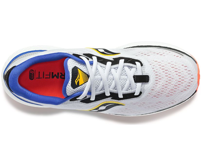 Men's Saucony Triumph 19 Running Shoes White | UK-13852