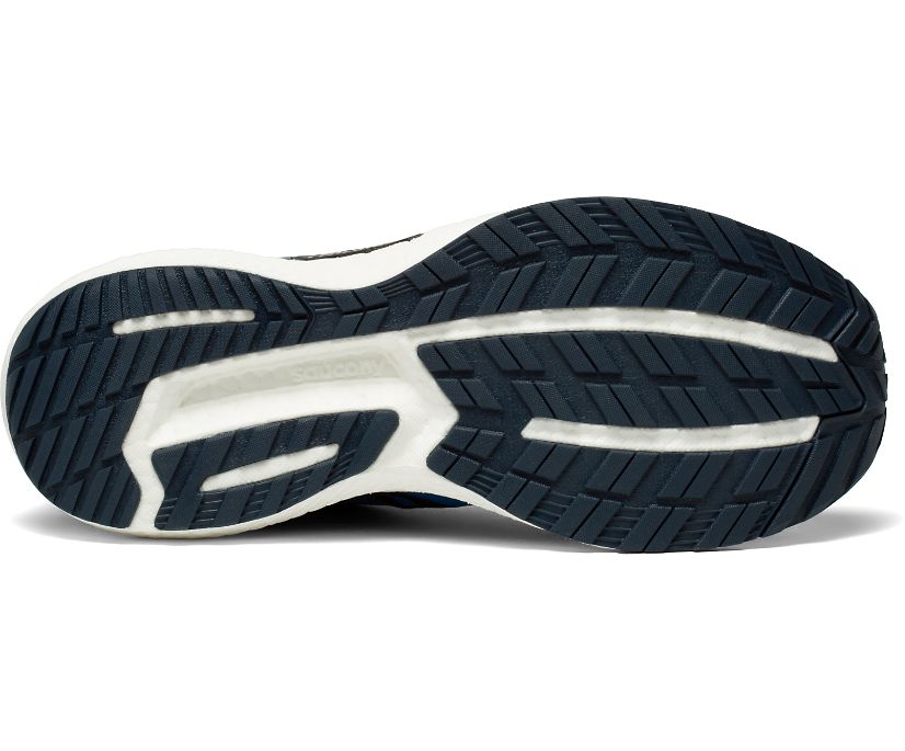 Men's Saucony Triumph 19 Walking Shoes Royal | UK-26873