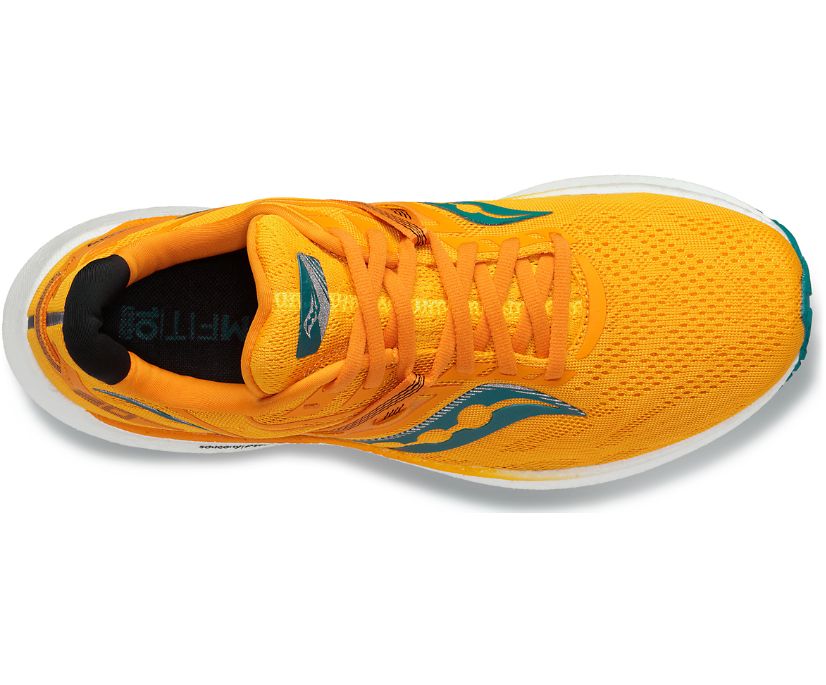 Men's Saucony Triumph 20 Walking Shoes Gold | UK-10269