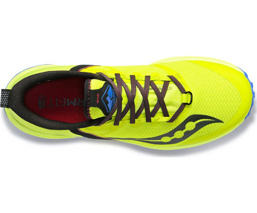 Men's Saucony Xodus Ultra Trail Running Shoes Blue | UK-64025