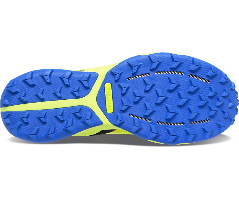 Men's Saucony Xodus Ultra Trail Running Shoes Blue | UK-64025