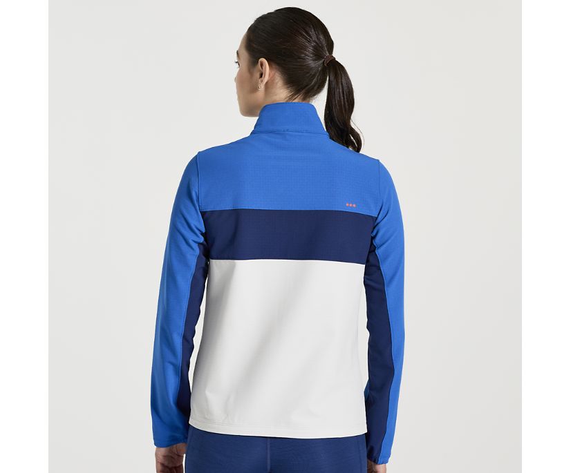 Women's Saucony Bluster Jackets Blue | UK-95164