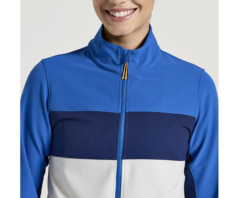 Women's Saucony Bluster Jackets Blue | UK-95164