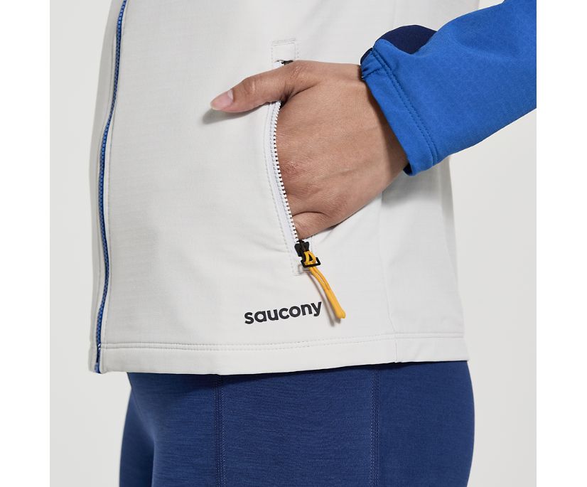 Women's Saucony Bluster Jackets Blue | UK-95164