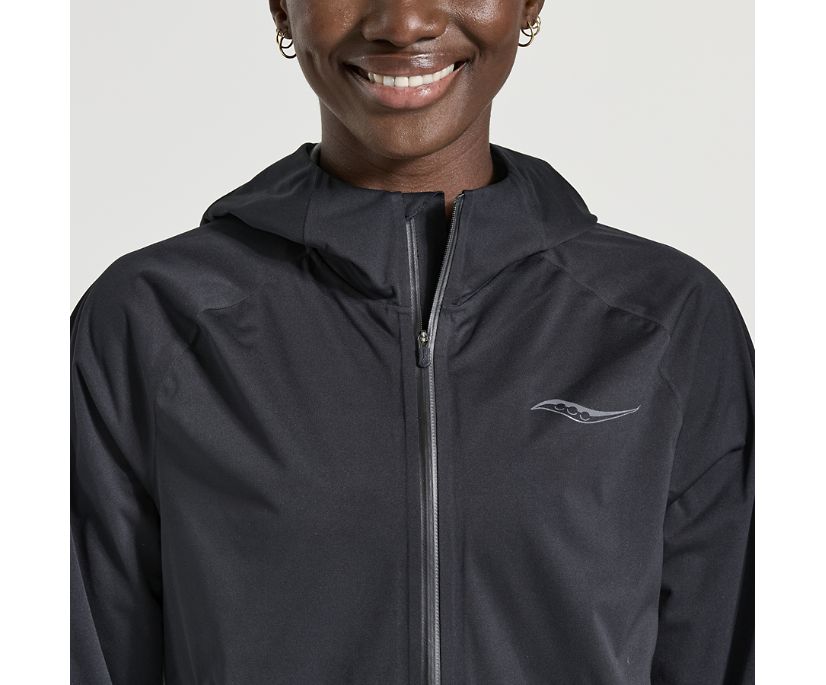 Women's Saucony Boulder Drizzle Jackets Black | UK-69732