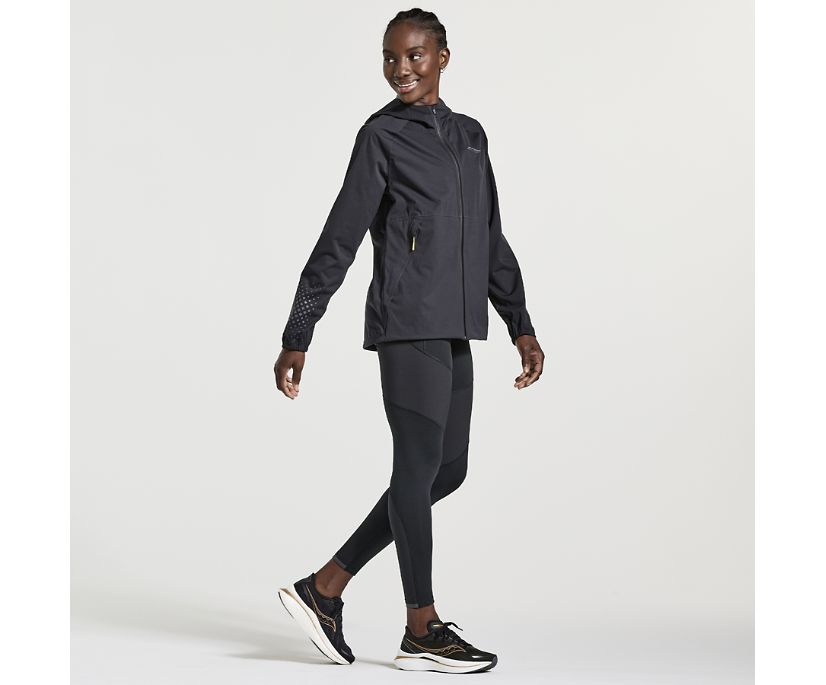 Women's Saucony Boulder Drizzle Jackets Black | UK-69732