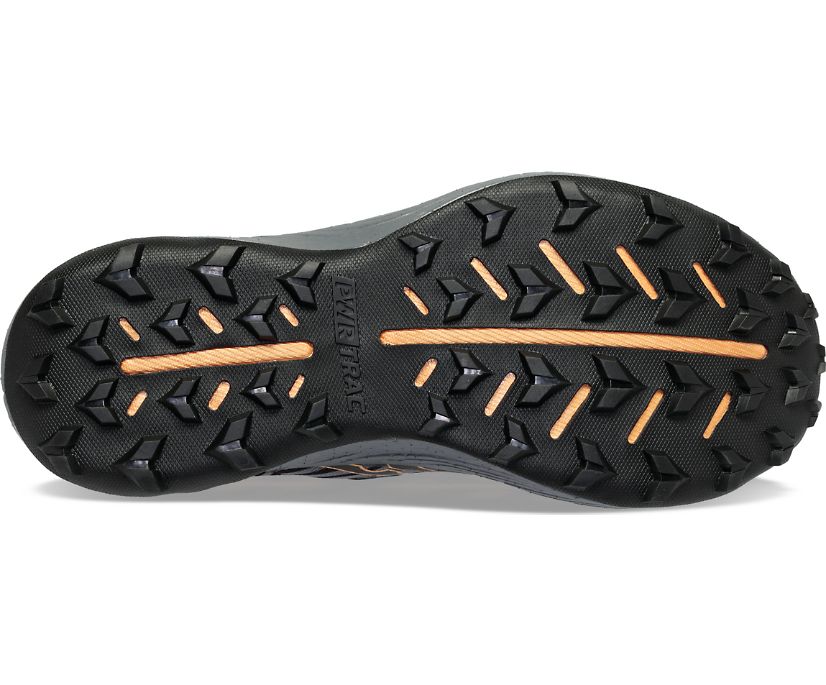 Women's Saucony Endorphin Edge Trail Running Shoes Black Gold | UK-21703