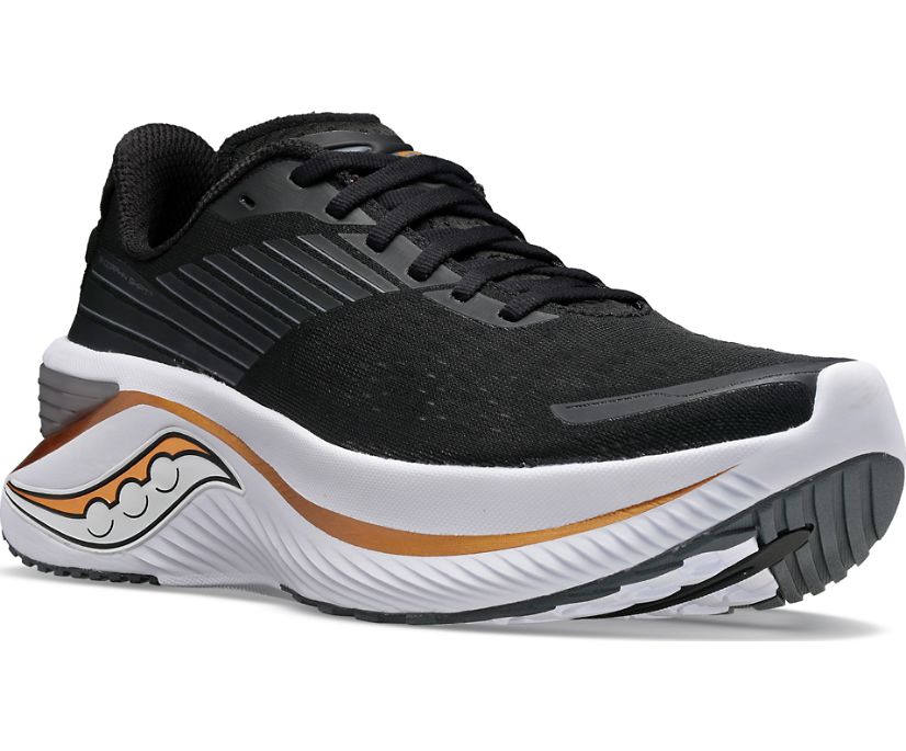 Women's Saucony Endorphin Shift 3 Running Shoes Black Gold | UK-27195