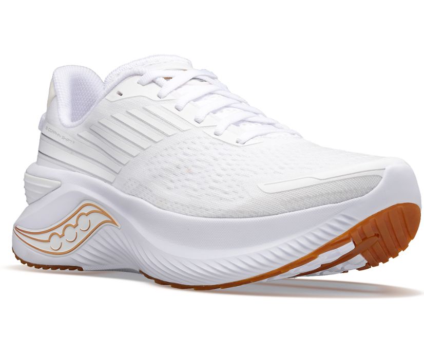 Women's Saucony Endorphin Shift 3 Running Shoes White | UK-53674