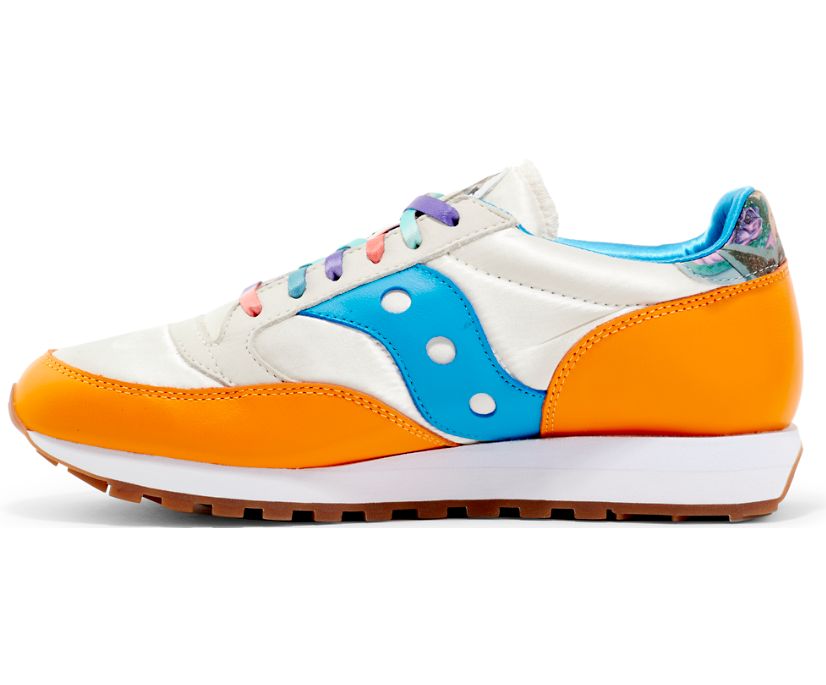 Women's Saucony Fiona Jazz 81 Sneakers Beige Orange | UK-60938