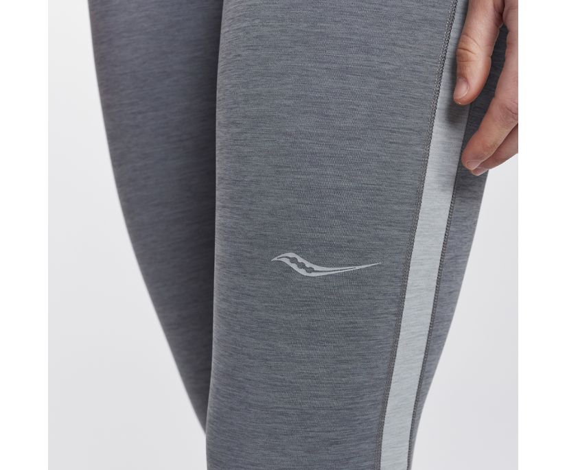 Women's Saucony Fortify Tight Dark Grey | UK-36157